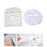 Crofta 100Pcs Gauze Mask Face Pads White Net Soft Cotton Face Cover for Adults Spas Style A