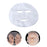 Crofta 100Pcs Gauze Mask Face Pads White Net Soft Cotton Face Cover for Adults Spas Style B