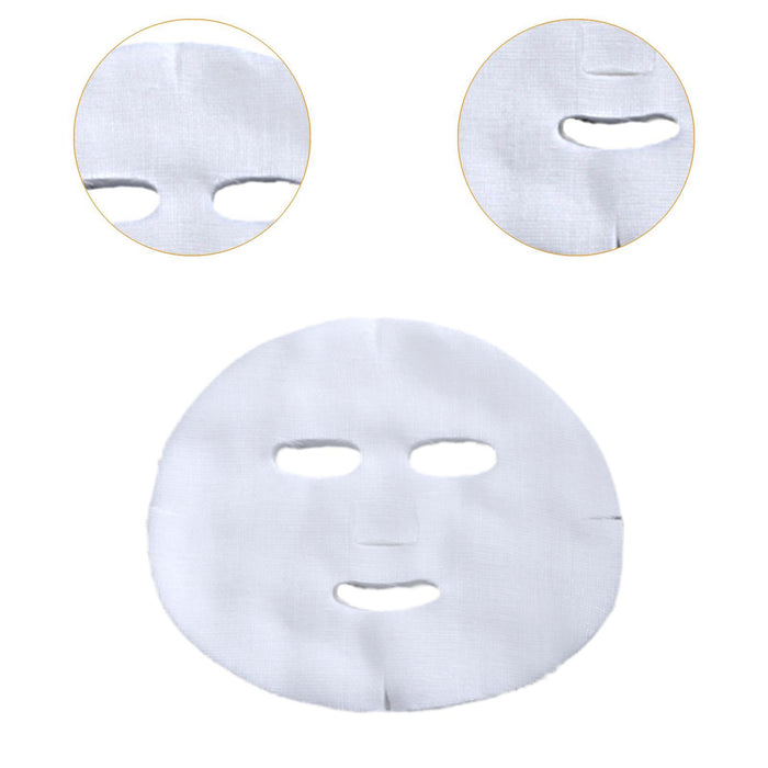 Crofta 100Pcs Gauze Mask Face Pads White Net Soft Cotton Face Cover for Adults Spas Style B