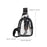 Crofta Clear Bag Waterproof PVC Crossbody Shoulder Backpack for Party Hiking Biking Black