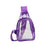 Crofta Clear Bag Waterproof PVC Crossbody Shoulder Backpack for Party Hiking Biking Violet