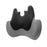 Crofta Lumbar Support Pillow Ergonomic Memory Foam Backrest for Car recliner Office dark gray