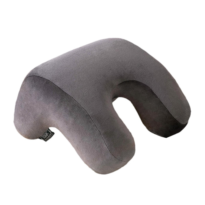 Crofta Travel Pillow Comfortable Airplane Travel Pillow for Sleeping Plane Bus Dark grey