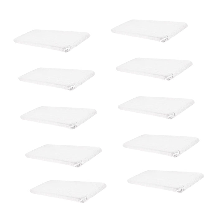 Crofta 10 Pieces Disposable Non Woven Bed Sheet Soft Massage Table Cover for Hotels 190x235cm