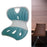 Crofta Posture Correcting Chair Lower Back Support for Students Home Computer Chair Cyan