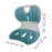 Crofta Posture Correcting Chair Lower Back Support for Students Home Computer Chair Cyan