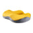 Crofta Seat Cushion Memory Foam Cushion Chair Cushion for Car Long Sitting Airplane Yellow Light Grey