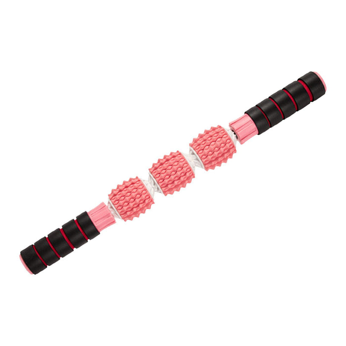 Crofta Yoga Massage Stick Multifunction Yoga Massage Column for Gym Relaxing Indoor rose pink