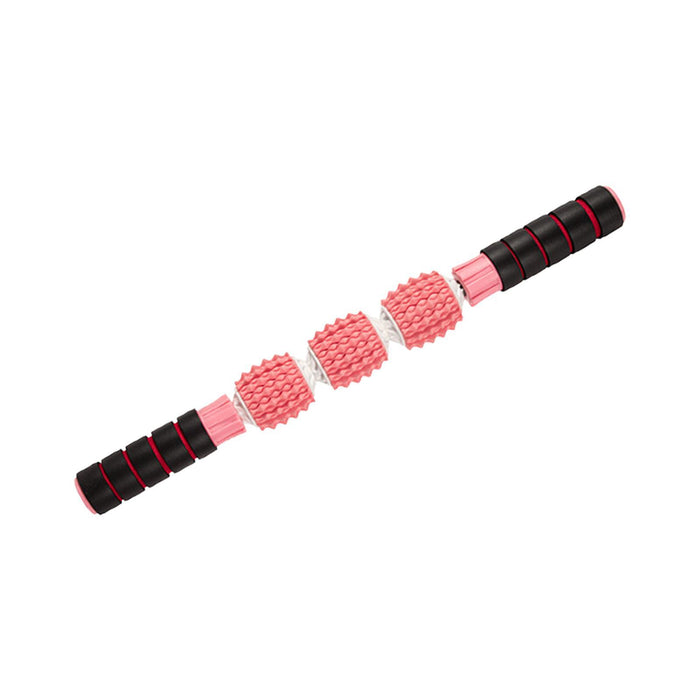 Crofta Yoga Massage Stick Multifunction Yoga Massage Column for Gym Relaxing Indoor rose pink