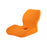 Crofta Lumbar Support Pillow Ergonomic Chair Back Pillow for Dorm Livingroom Travel orange Increase