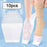 Crofta 10Pcs Open Toe Compression Sock Aid Stocking Auxiliary for Men Elderly Women