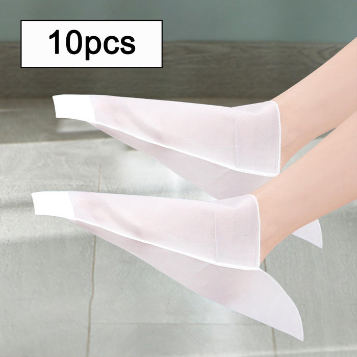 Crofta 10Pcs Open Toe Compression Sock Aid Stocking Auxiliary for Men Elderly Women