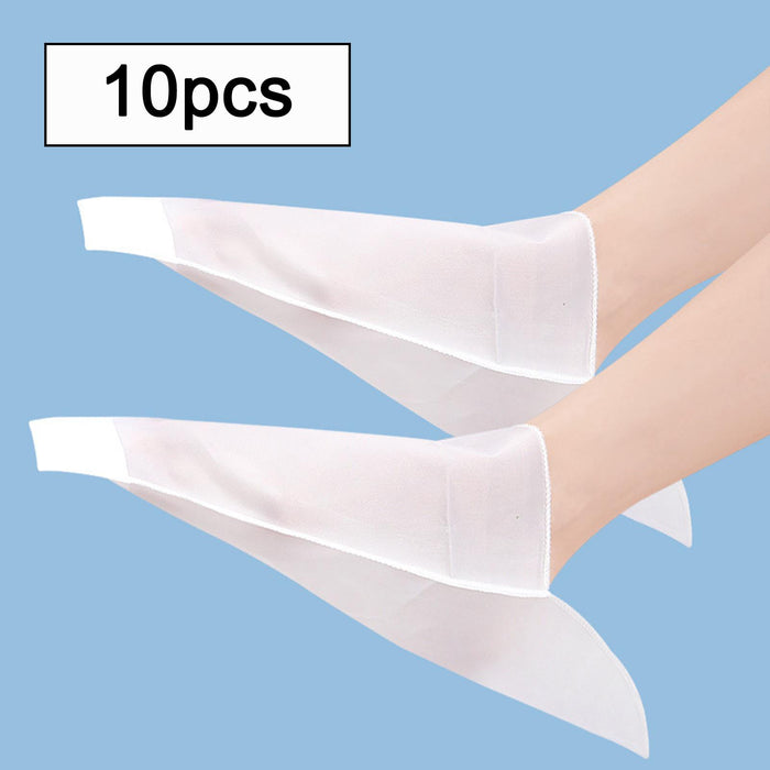 Crofta 10Pcs Open Toe Compression Sock Aid Stocking Auxiliary for Men Elderly Women