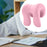 Crofta Desk Napping Pillow Multiuse Neck Support Pillow for Office Home Travel Pink