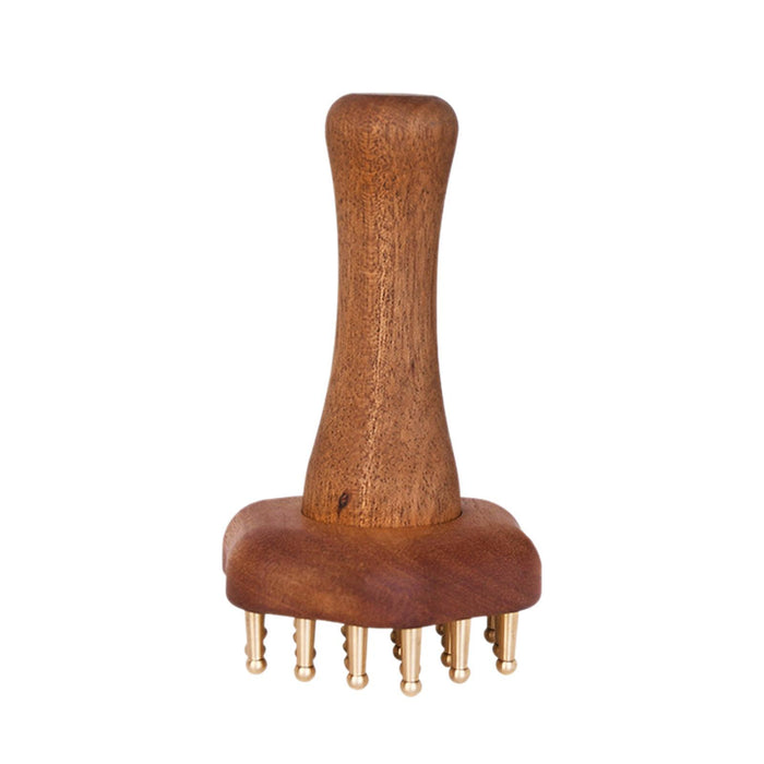 Crofta Wooden Massage Body Brush Versatile Massager Brush Tool for Waist Thigh Back