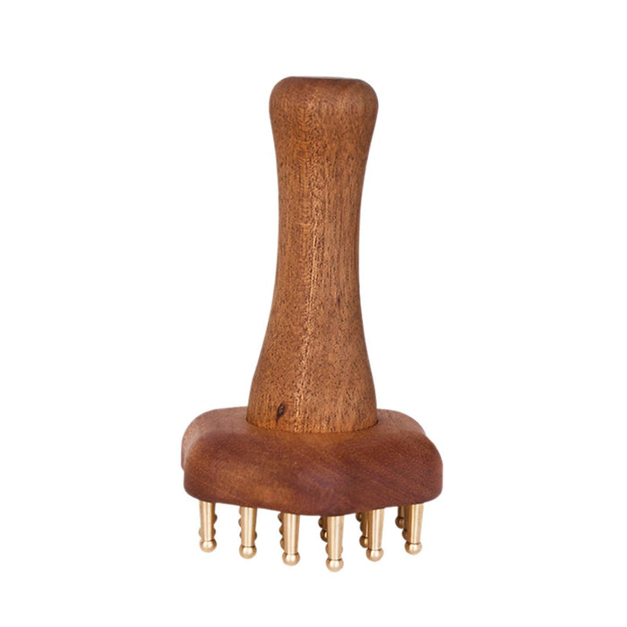 Crofta Wooden Massage Body Brush Versatile Massager Brush Tool for Waist Thigh Back