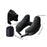 Crofta Travel Neck Pillow for Car Plane Outdoor Use Ergonomic Office Napping Pillow black hoodie