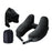 Crofta Travel Neck Pillow for Car Plane Outdoor Use Ergonomic Office Napping Pillow black hoodie