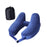 Crofta Travel Neck Pillow for Car Plane Outdoor Use Ergonomic Office Napping Pillow navy blue