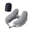 Crofta Travel Neck Pillow for Car Plane Outdoor Use Ergonomic Office Napping Pillow gray