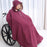 Crofta Winter Wheelchair Cape Hooded Wheelchair Blanket for Travel Walking Disabled