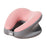 Crofta Memory Foam Travel Neck Pillow Head Cushion Multipurpose Head Support Pillow pink