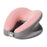 Crofta Memory Foam Travel Neck Pillow Head Cushion Multipurpose Head Support Pillow pink