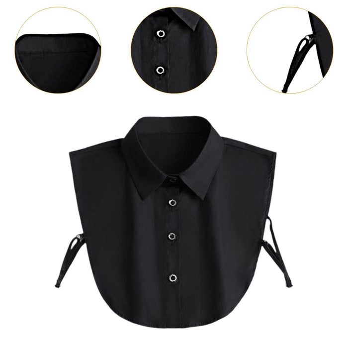 Crofta Women False Collar Professional Suit Stylish Decorative Clothing Fake Collar