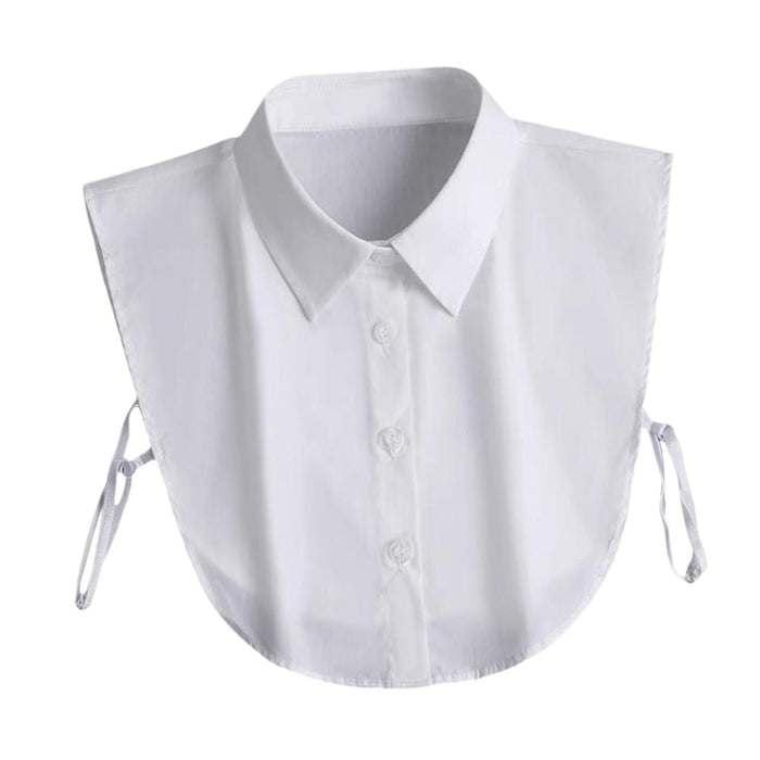 Crofta Women False Collar Accessories Faux Collar Stylish Clothes Blouse Half Shirt