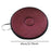 360° Rotating Seat Cushion Portable Gift Car Seat Pad for Elderly Travel Car dark red