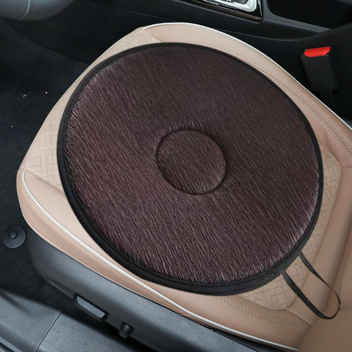 360° Rotating Seat Cushion Portable Gift Car Seat Pad for Elderly Travel Car coffee