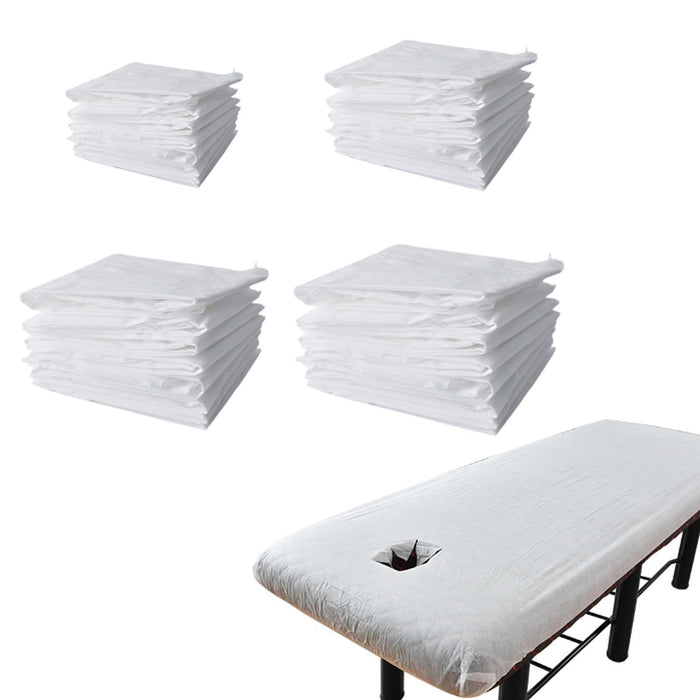 10Pcs Disposable Fitted Massage Table Sheets Portable for Adults Home Beauty 65x190cm