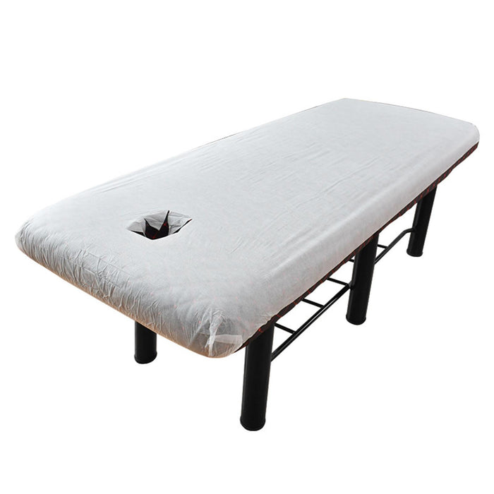 10Pcs Disposable Fitted Massage Table Sheets Portable for Adults Home Beauty 90x190cm