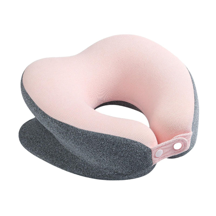 Crofta Desk Napping Pillow Neck Pad Multiuse Portable Prone Pillow for Car Airplane Pink