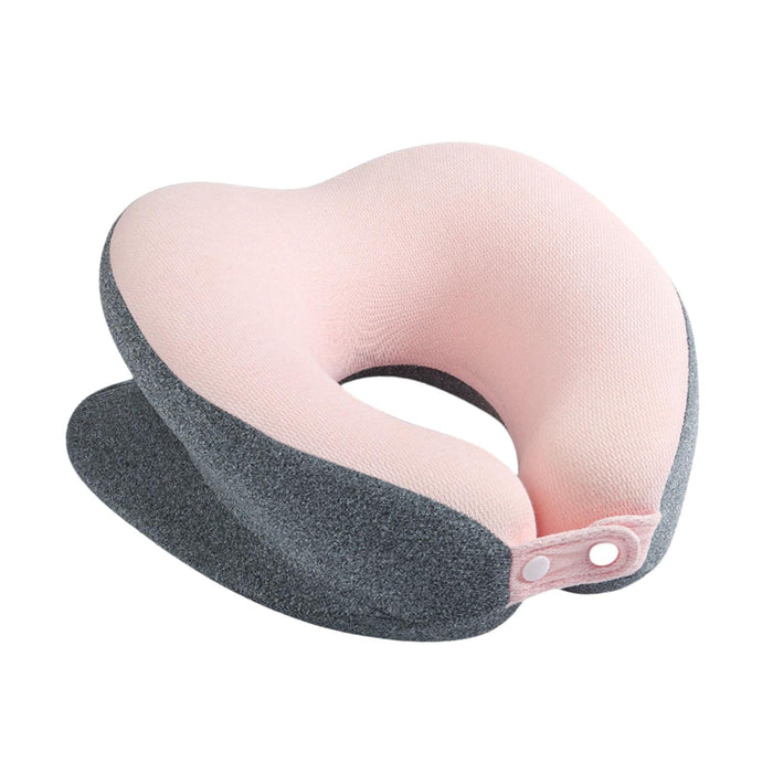 Crofta Desk Napping Pillow Neck Pad Multiuse Portable Prone Pillow for Car Airplane Pink