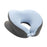 Crofta Desk Napping Pillow Neck Pad Multiuse Portable Prone Pillow for Car Airplane Blue