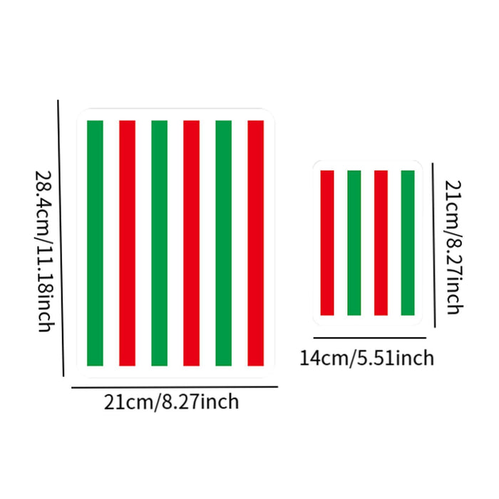 2x Red Green Reading Card Myopia Weak Vision Correction for Home School Kids