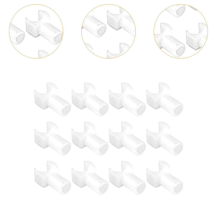 12Pcs Wheelchair Slider Support Blocks Replacement Wheelchair Sliders Blocks long white