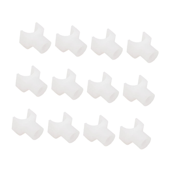 12Pcs Wheelchair Slider Support Blocks Replacement Wheelchair Sliders Blocks short white