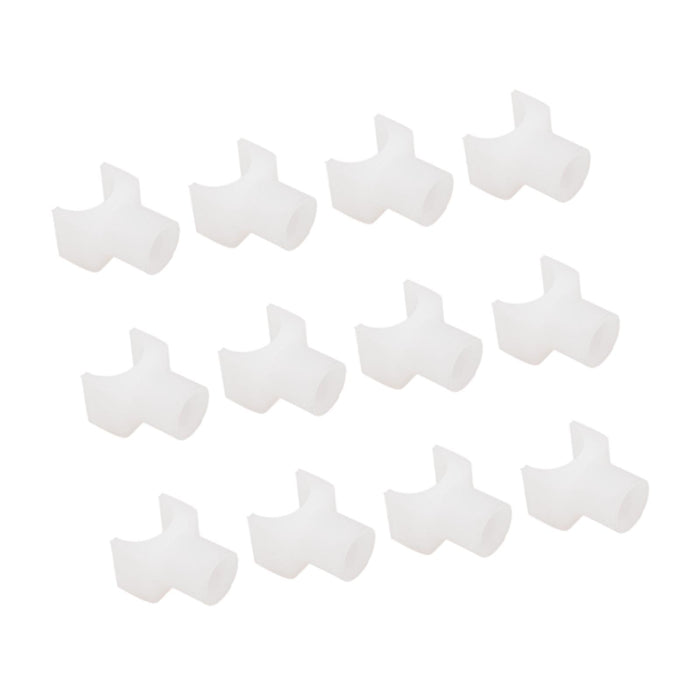 12Pcs Wheelchair Slider Support Blocks Replacement Wheelchair Sliders Blocks short white