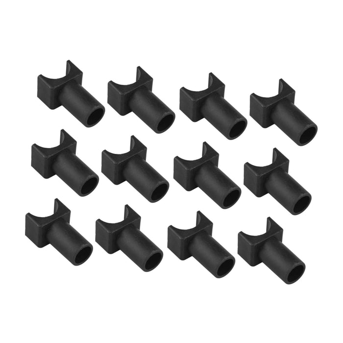 12Pcs Wheelchair Slider Support Blocks Replacement Wheelchair Sliders Blocks long black