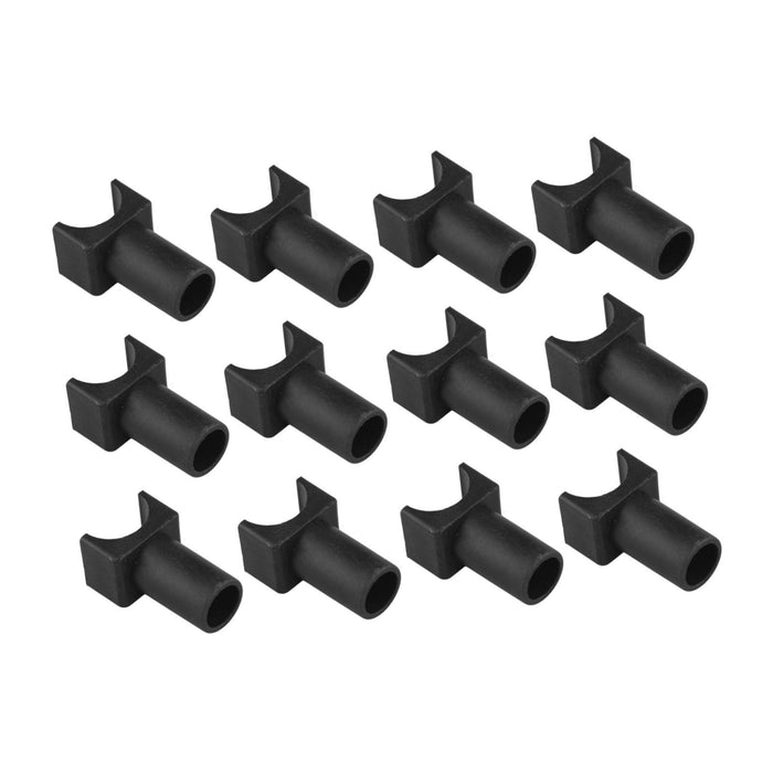 12Pcs Wheelchair Slider Support Blocks Replacement Wheelchair Sliders Blocks long black