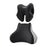 2Pcs Lumbar Support Back Pillow Office Chair Cushion for Sofa recliner Couch Black