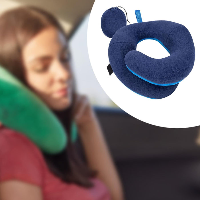 Airplane Travel Pillow Plane Accessories Neck Pillow for Traveling Car Train Navy