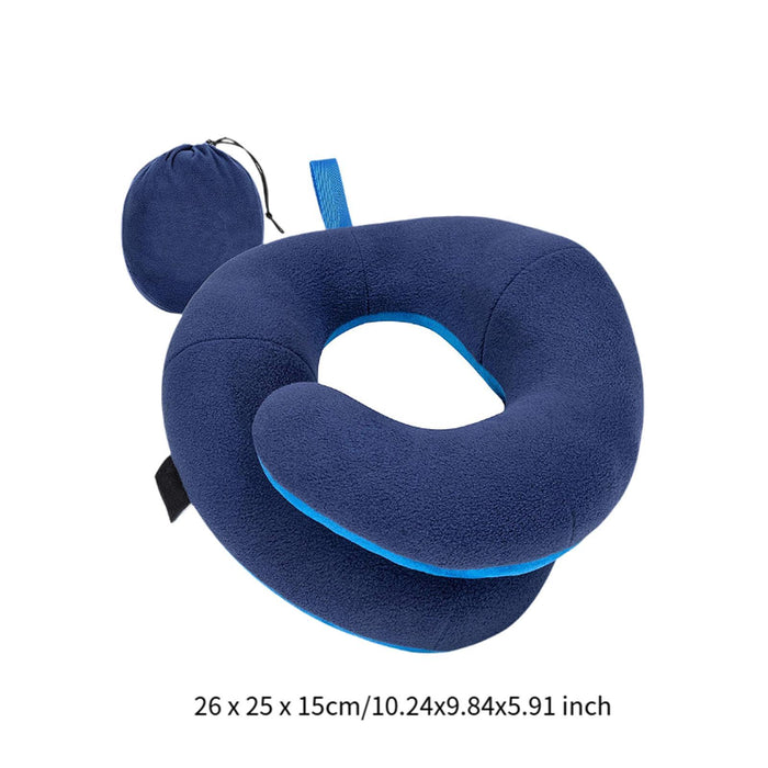 Airplane Travel Pillow Plane Accessories Neck Pillow for Traveling Car Train Navy