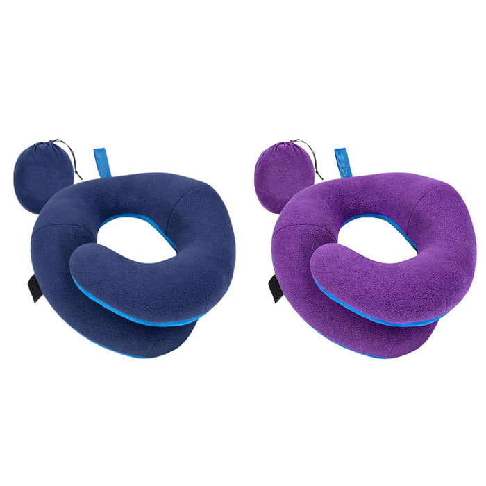 Airplane Travel Pillow Plane Accessories Neck Pillow for Traveling Car Train Navy