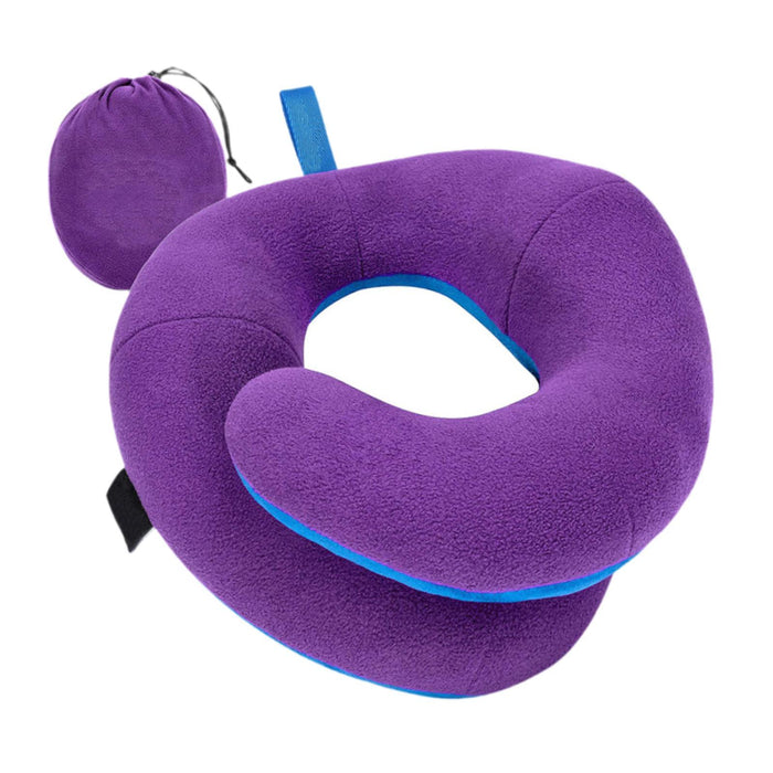 Airplane Travel Pillow Plane Accessories Neck Pillow for Traveling Car Train violet