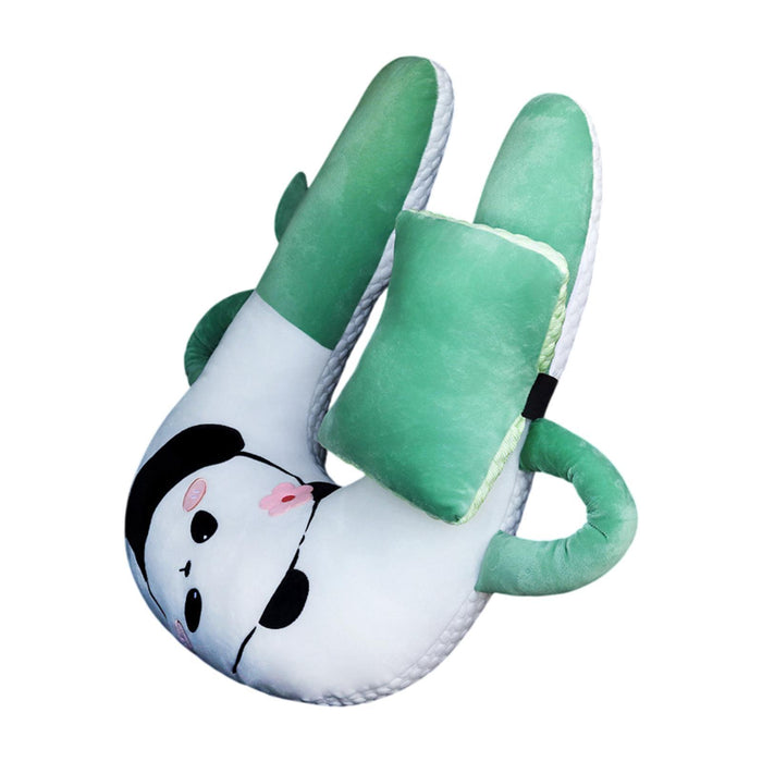 Crofta Travel Pillow for Car Seat Cushion Portable for Kids Adults Seat Belt Pillow Panda