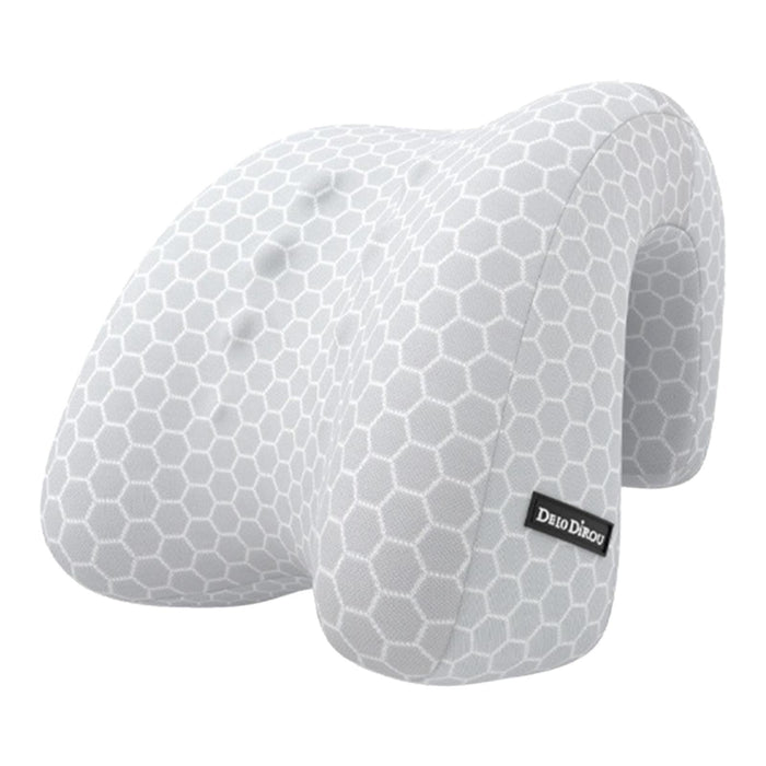 Crofta Desk Napping Pillow Sleeping Pillow Travel Pillow for Airplane Travel Office Gray