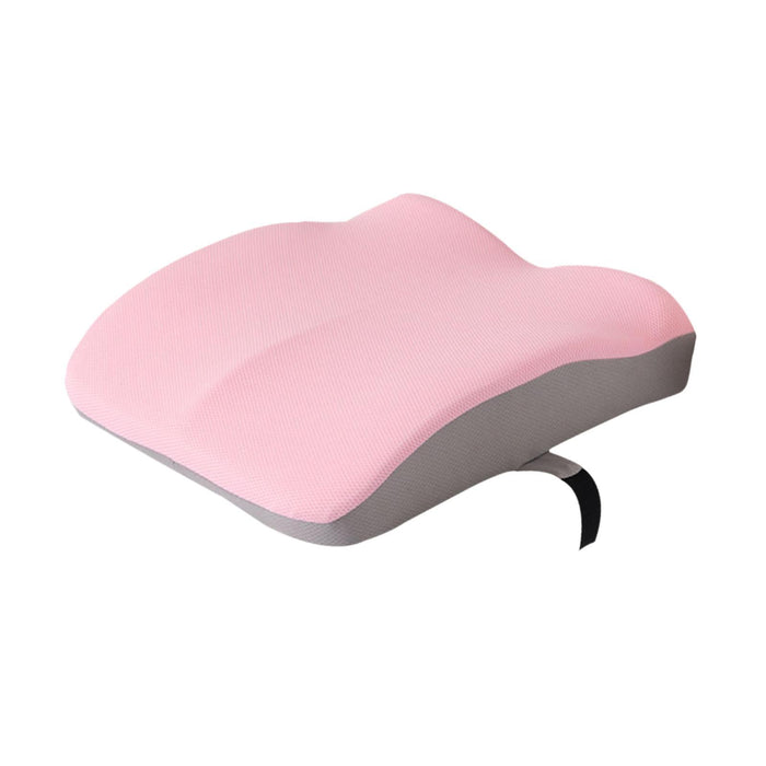 Crofta Memory Foam Seat Cushion Dual Use Back Support for Dining Chairs Outdoor Car Pink